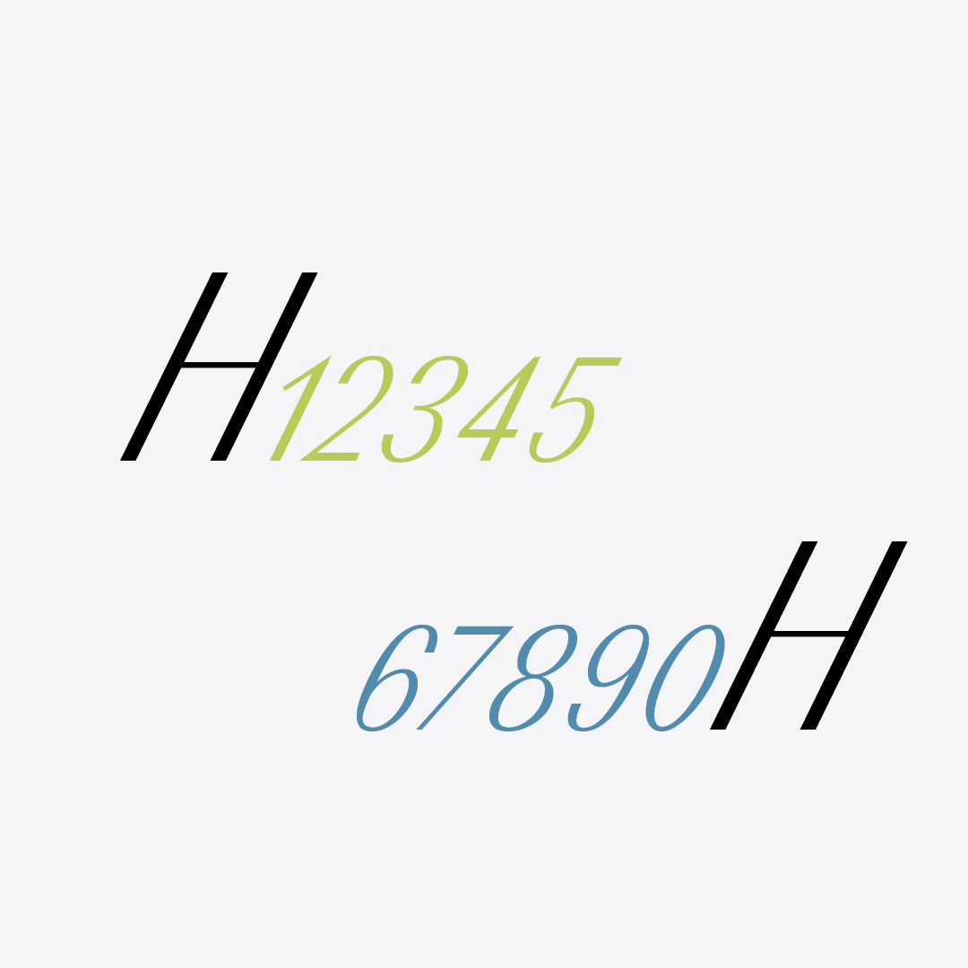 Acapulko Denominators OpenType feature: on