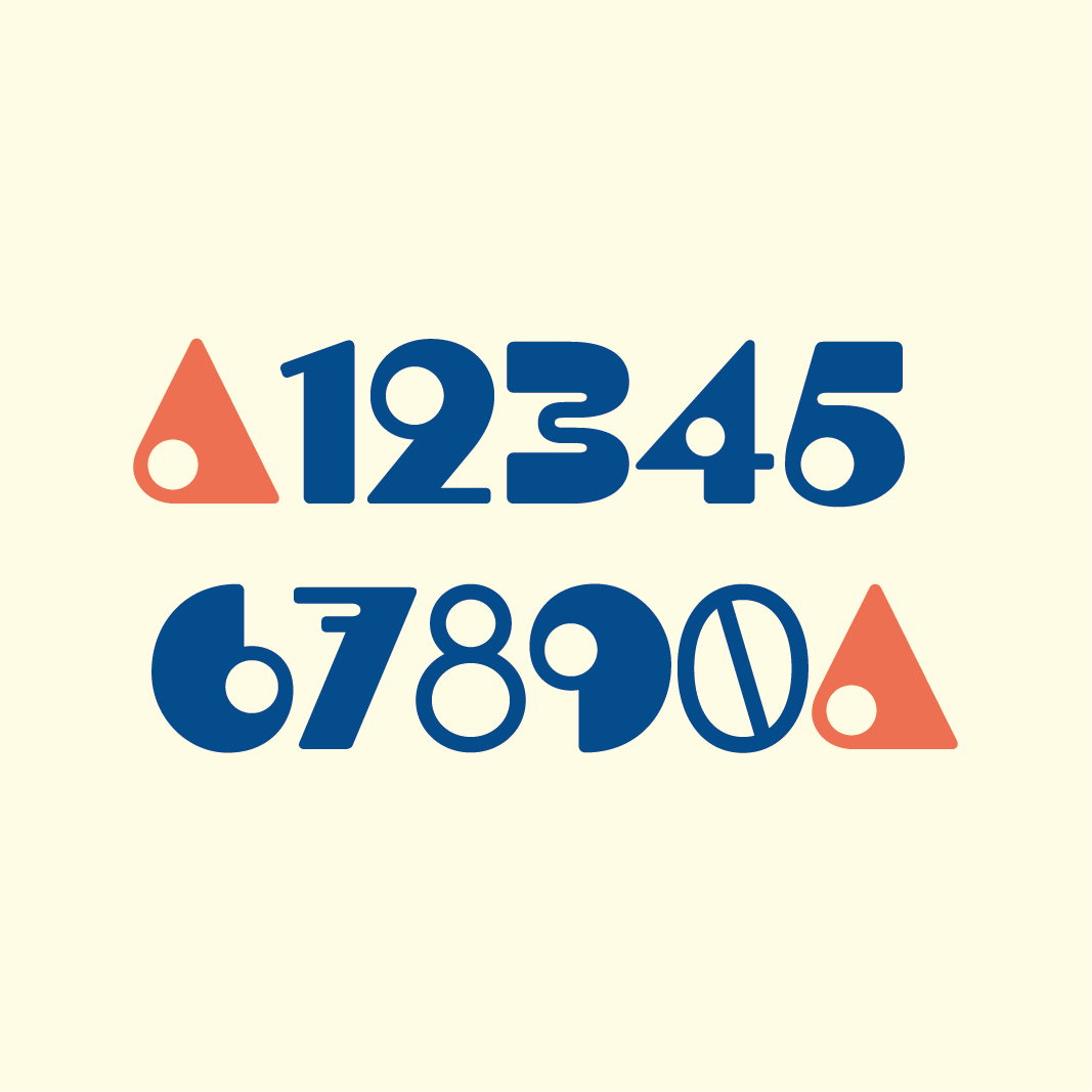 Abriko Denominator OpenType feature: off