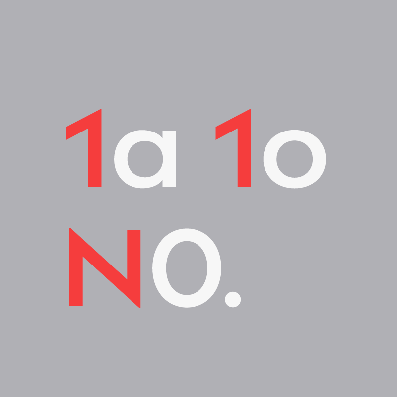 Synthetik Ordinals OpenType feature: off