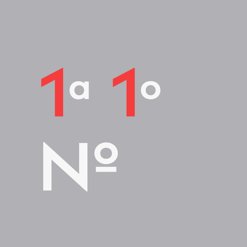 Synthetik Ordinals OpenType feature: on