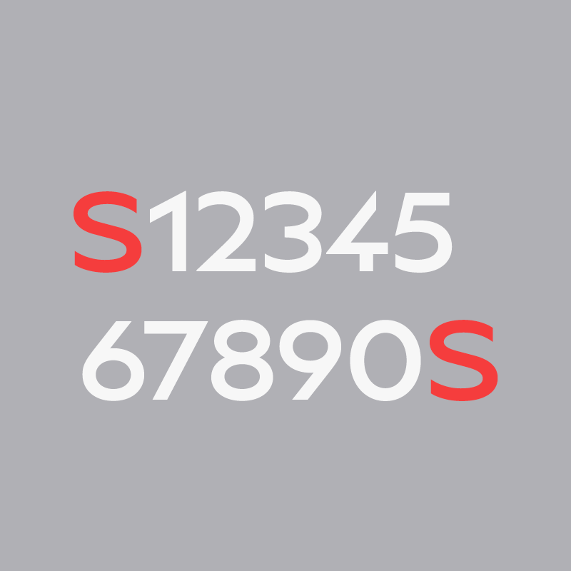 Synthetik Denominators OpenType feature: off