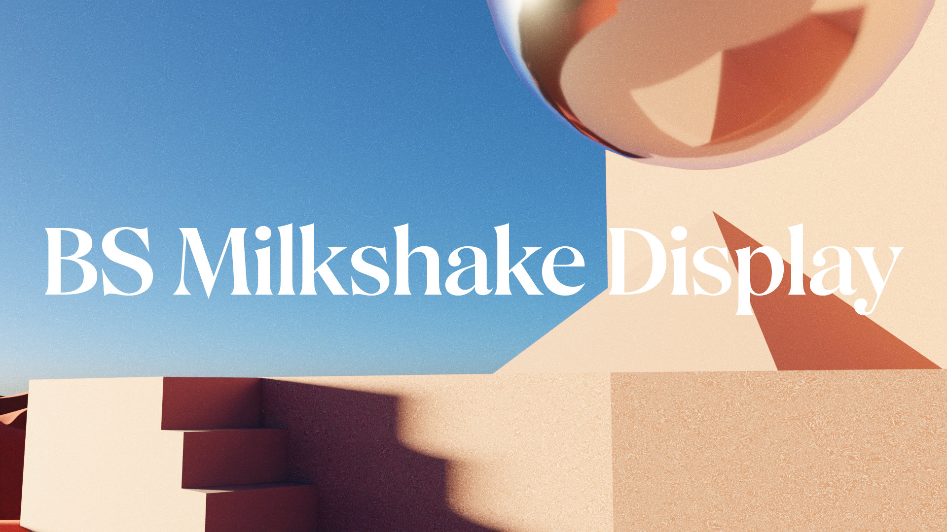 BS Milkshake Display