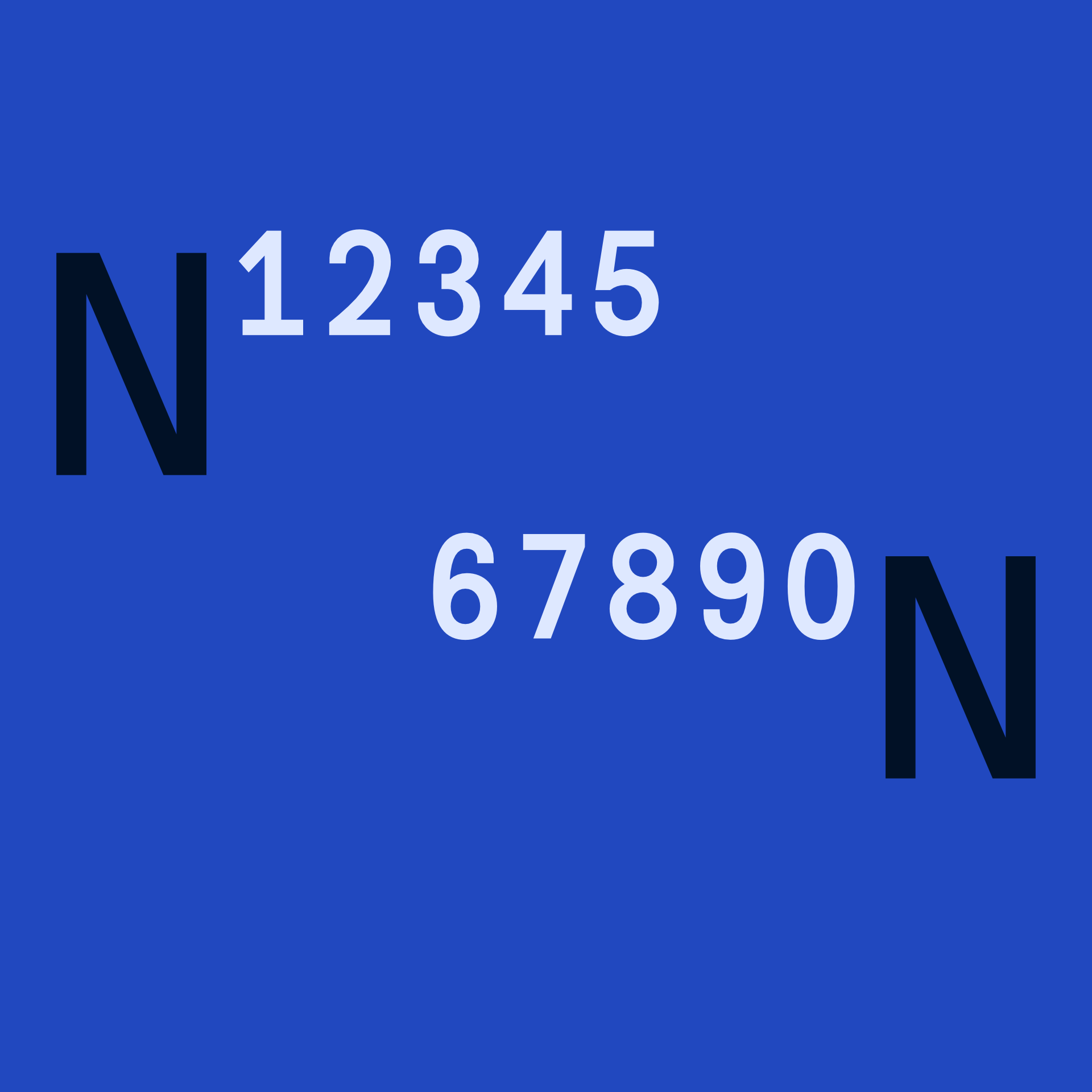 BS Notion Numerators
 OpenType feature: on