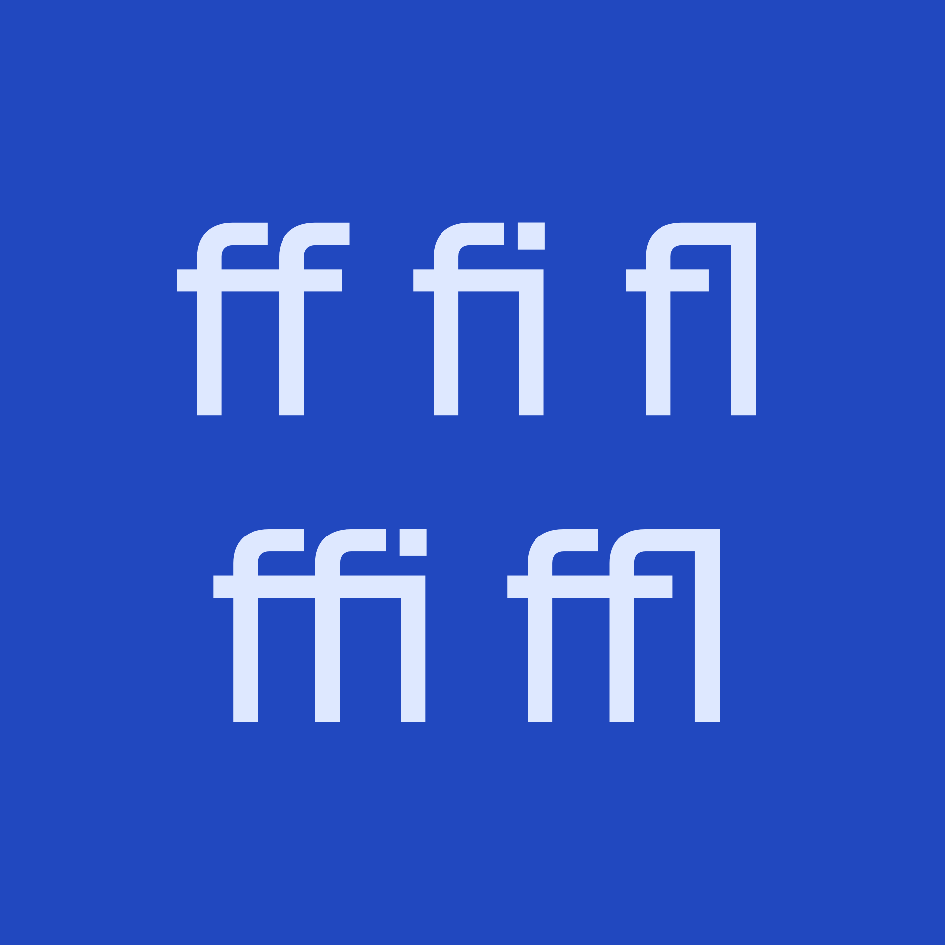 BS Notion Standard Ligatures
 OpenType feature: on