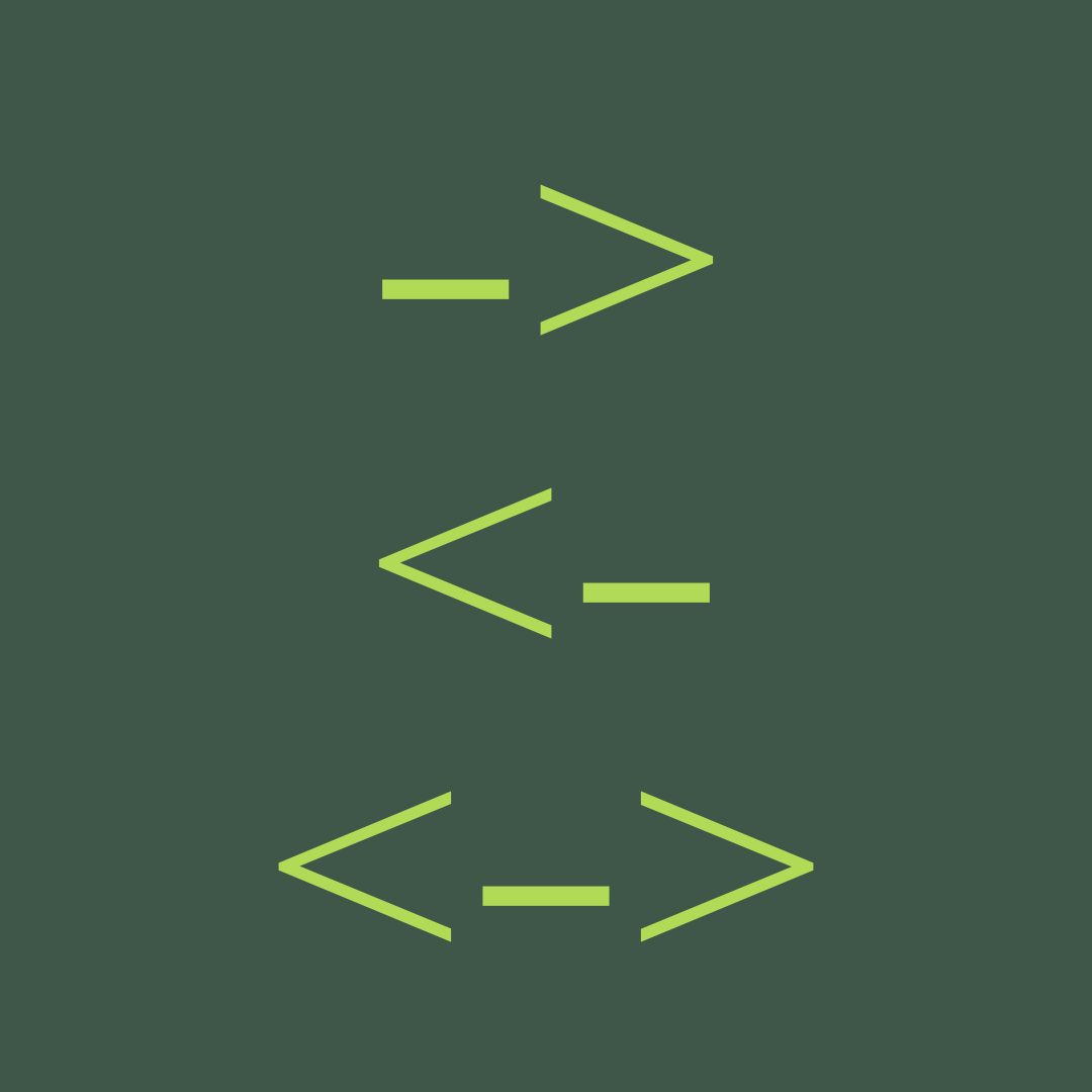 BS Resort Classic Type -> , <-, <-> for arrows OpenType feature: off