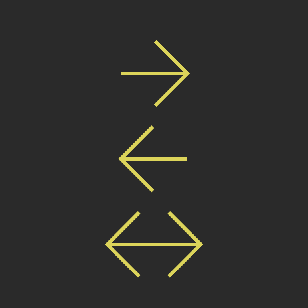 BS Resort Serif Type -> , <-, <-> for arrows OpenType feature: on