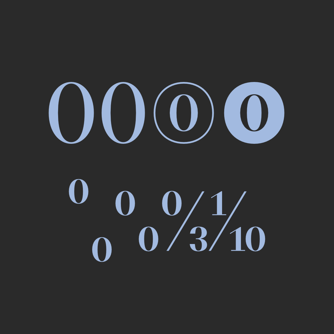 BS Resort Serif Slashed Zero OpenType feature: off