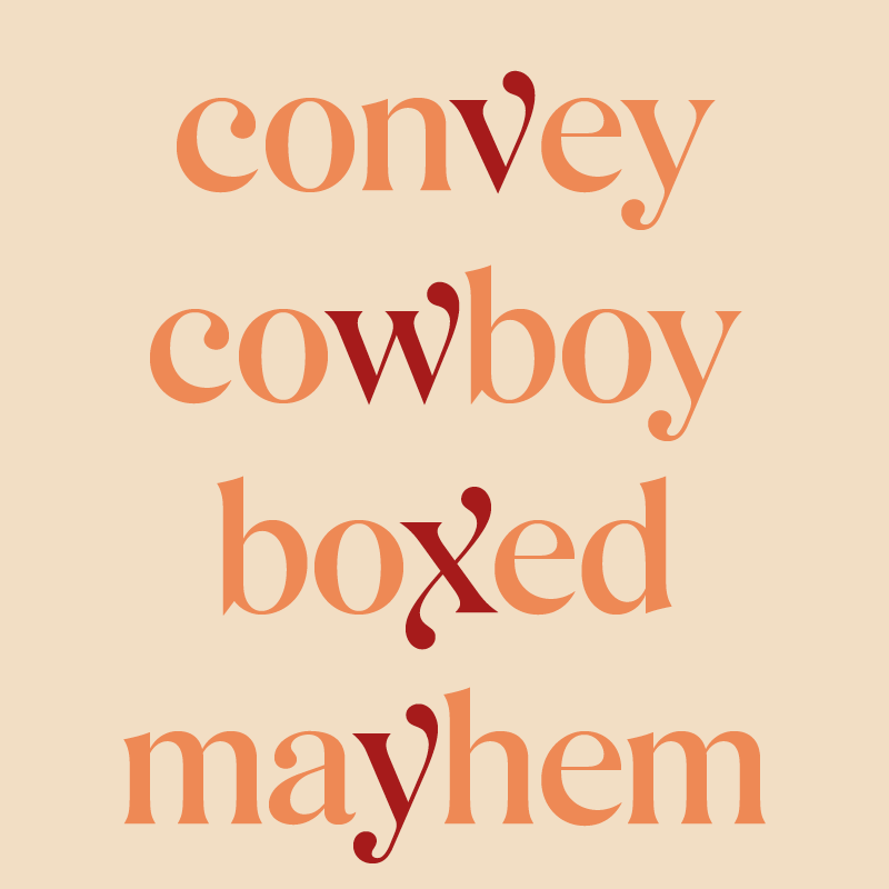 BS Milkshake Display top right swash OpenType feature: on