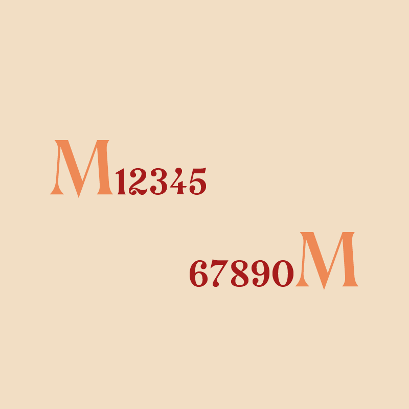 BS Milkshake Display numerators OpenType feature: on