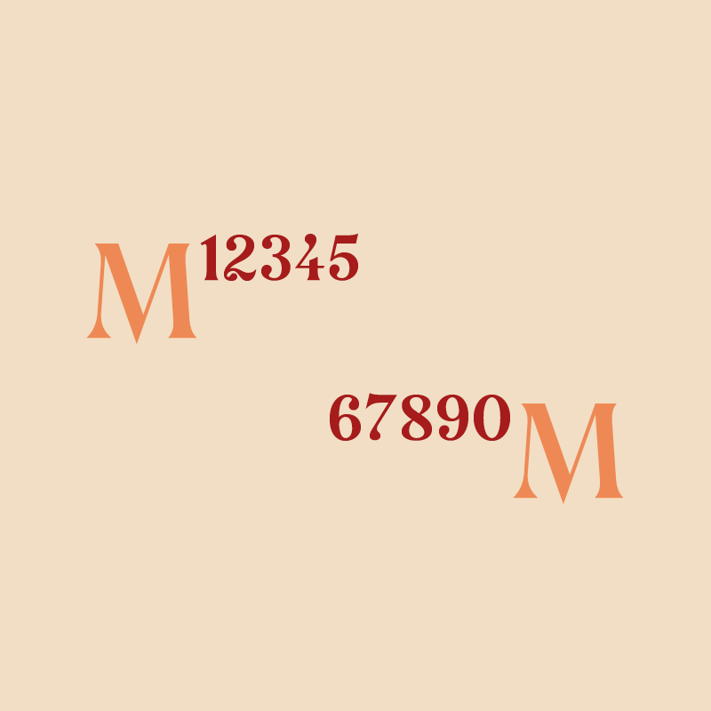 BS Milkshake Display superiors OpenType feature: on