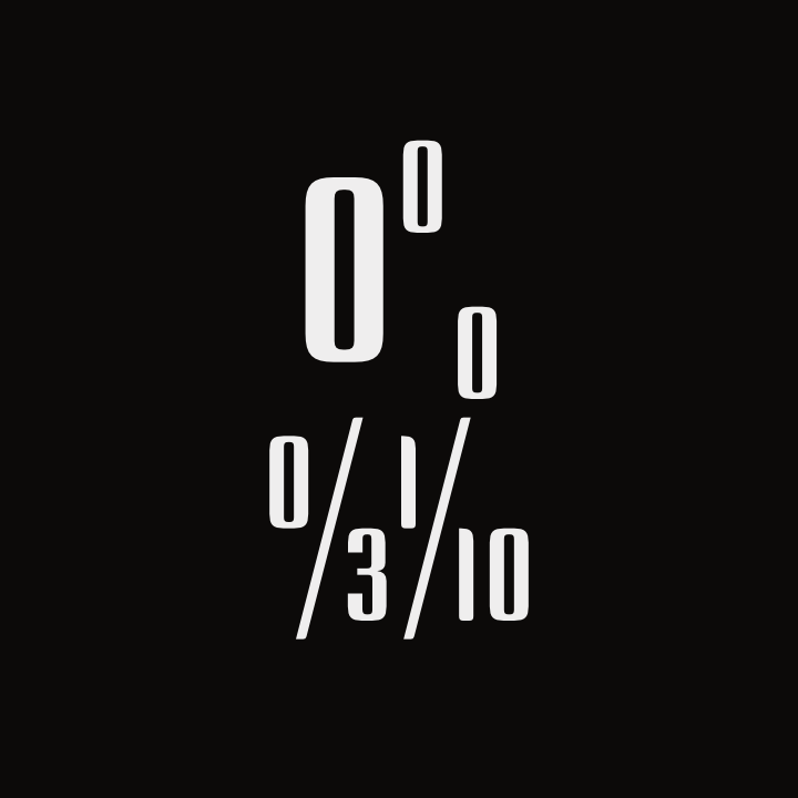 BS Staahl Slashed Zero OpenType feature: off