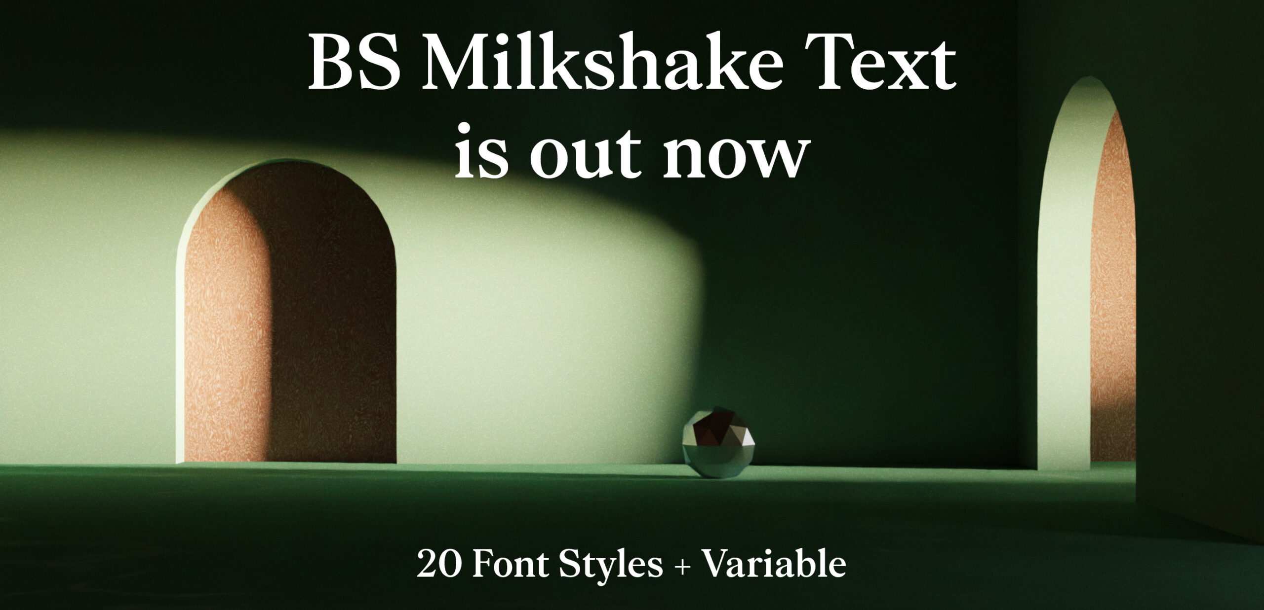 BS Milkshake Text typeface — cover image